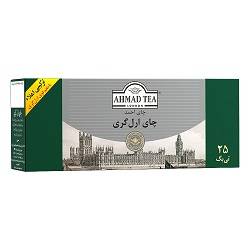 احمد چای ارل گری تی بگ 25عددی